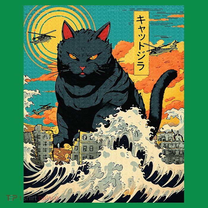 Funny Cat Lover Catzilla Cat Owner T-Shirt