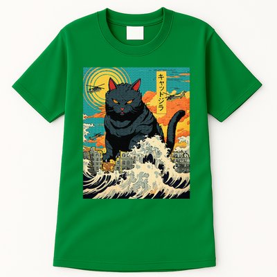 Funny Cat Lover Catzilla Cat Owner Tall T-Shirt