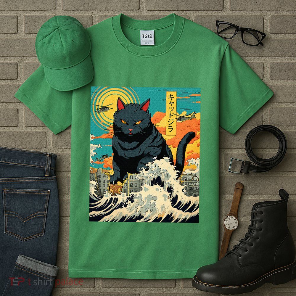 Funny Cat Lover Catzilla Cat Owner Tall T-Shirt