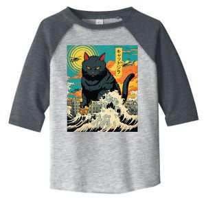 Funny Cat Lover Catzilla Cat Owner Toddler Fine Jersey T-Shirt