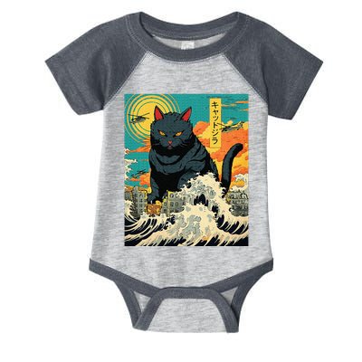 Funny Cat Lover Catzilla Cat Owner Infant Baby Jersey Bodysuit