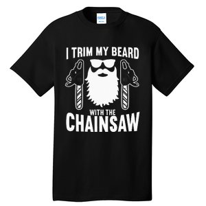 Funny Chainsaw Lumberjack Woodworking Tall T-Shirt