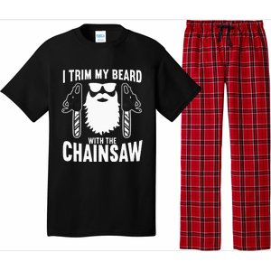 Funny Chainsaw Lumberjack Woodworking Pajama Set