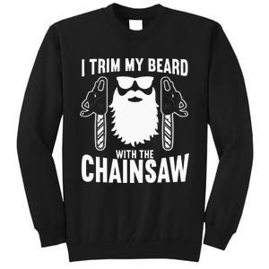 Funny Chainsaw Lumberjack Woodworking Tall Sweatshirt