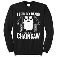 Funny Chainsaw Lumberjack Woodworking Tall Sweatshirt