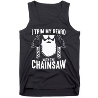 Funny Chainsaw Lumberjack Woodworking Tank Top