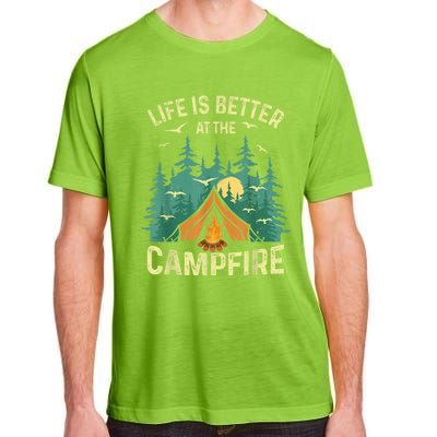 Funny Camping Lover Design For Men Women Camping Vacationist Adult ChromaSoft Performance T-Shirt