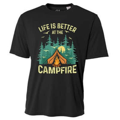 Funny Camping Lover Design For Men Women Camping Vacationist Cooling Performance Crew T-Shirt