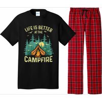 Funny Camping Lover Design For Men Women Camping Vacationist Pajama Set