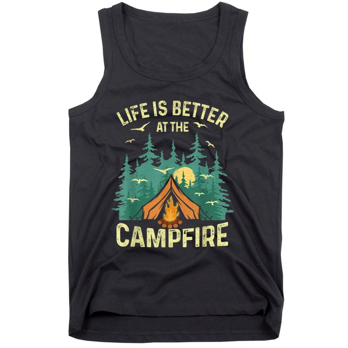 Funny Camping Lover Design For Men Women Camping Vacationist Tank Top