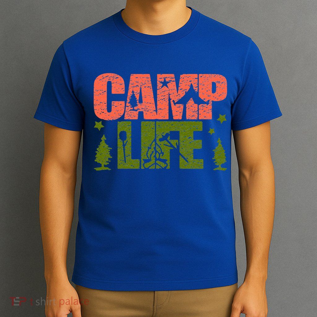 Funny Camp Life Camping Summer Gift T-Shirt