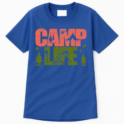 Funny Camp Life Camping Summer Gift Tall T-Shirt
