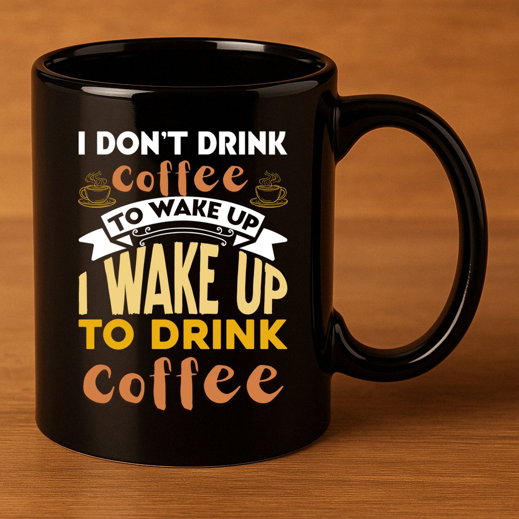 Funny Coffee Lover Quote 11oz C Handle Ceramic Mug
