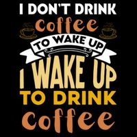 Funny Coffee Lover Quote Drawstring Bag