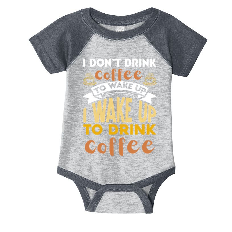 Funny Coffee Lover Quote Infant Baby Jersey Bodysuit