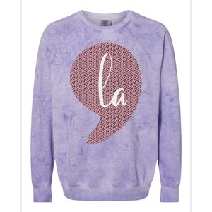 Funny Comma La Colorblast Crewneck Sweatshirt