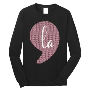 Funny Comma La Long Sleeve Shirt