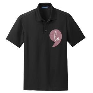 Funny Comma La Dry Zone Grid Polo