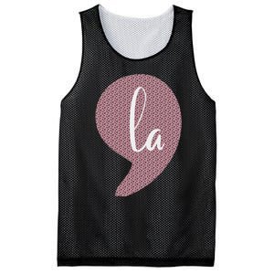 Funny Comma La Mesh Reversible Basketball Jersey Tank