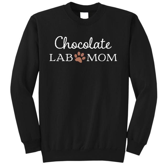 Funny Chocolate Lab Mom Labrador Retriever Mama Sweatshirt