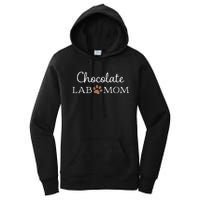 Funny Chocolate Lab Mom Labrador Retriever Mama Women's Pullover Hoodie