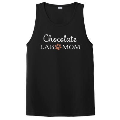 Funny Chocolate Lab Mom Labrador Retriever Mama PosiCharge Competitor Tank