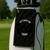 Funny Coworker LetS Keep The Dumb F To A Minimum Today Cute Gift Golf Towel