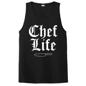 Funny Chef Life Culinary Gangster Home Cooking Gift PosiCharge Competitor Tank