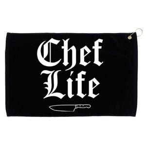 Funny Chef Life Culinary Gangster Home Cooking Gift Grommeted Golf Towel