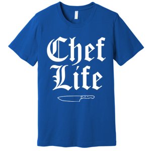 Funny Chef Life Culinary Gangster Home Cooking Gift Premium T-Shirt