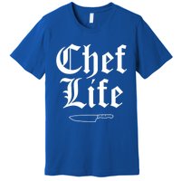 Funny Chef Life Culinary Gangster Home Cooking Gift Premium T-Shirt