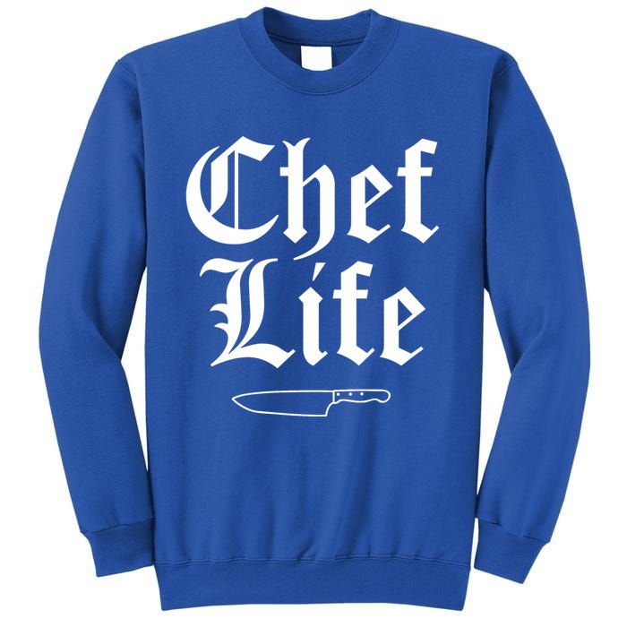 Funny Chef Life Culinary Gangster Home Cooking Gift Tall Sweatshirt