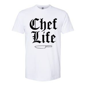 Funny Chef Life Culinary Gangster Home Cooking Gift Softstyle CVC T-Shirt