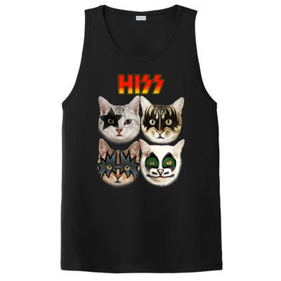 Funny Cat Lover Cat Hiss Cat Owner Cat Humor PosiCharge Competitor Tank