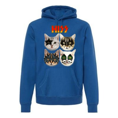 Funny Cat Lover Cat Hiss Cat Owner Cat Humor Premium Hoodie