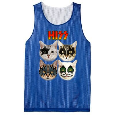 Funny Cat Lover Cat Hiss Cat Owner Cat Humor Mesh Reversible Basketball Jersey Tank