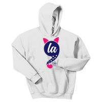 Funny Comma La Kamala Harris 2024 For President Kids Hoodie