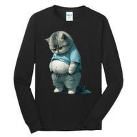 Fat Cat Lover Funny Tall Long Sleeve T-Shirt