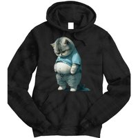 Fat Cat Lover Funny Tie Dye Hoodie