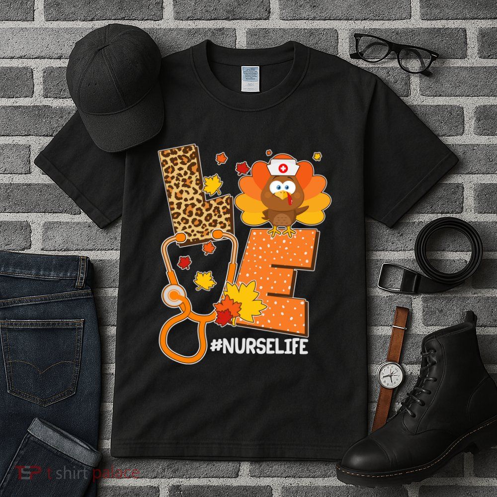 Funny Cute Love Thanksgiving #Nurse Life Tall T-Shirt