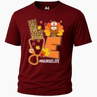 Funny Cute Love Thanksgiving #Nurse Life Cooling Performance Crew T-Shirt