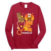Funny Cute Love Thanksgiving #Nurse Life Long Sleeve Shirt