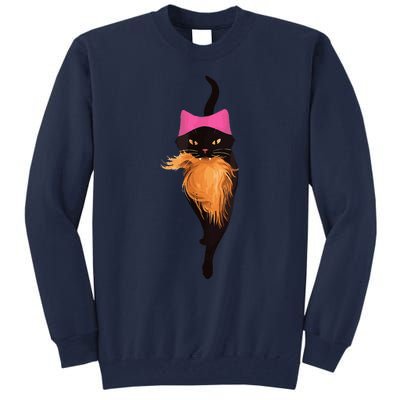 Funny Cat Ladies And Cat Guy Tall Sweatshirt