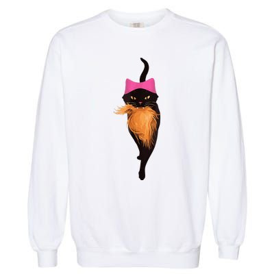 Funny Cat Ladies And Cat Guy Garment-Dyed Sweatshirt