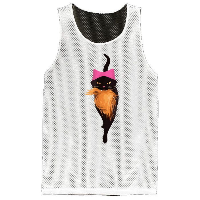 Funny Cat Ladies And Cat Guy Mesh Reversible Basketball Jersey Tank