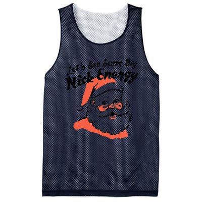 Funny Christmas LetS See Some Big Nick Energy Mesh Reversible Basketball Jersey Tank