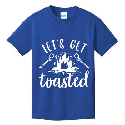 Funny Camping LetS Get Toasted Cool Campers Gift Kids T-Shirt