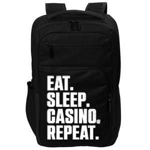 Funny Casino Lover Design For  Wo Casino Gambler Poker Impact Tech Backpack