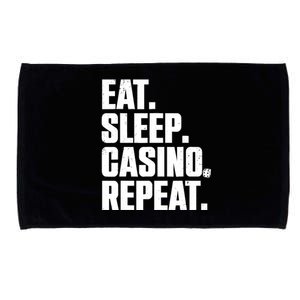 Funny Casino Lover Design For  Wo Casino Gambler Poker Microfiber Hand Towel