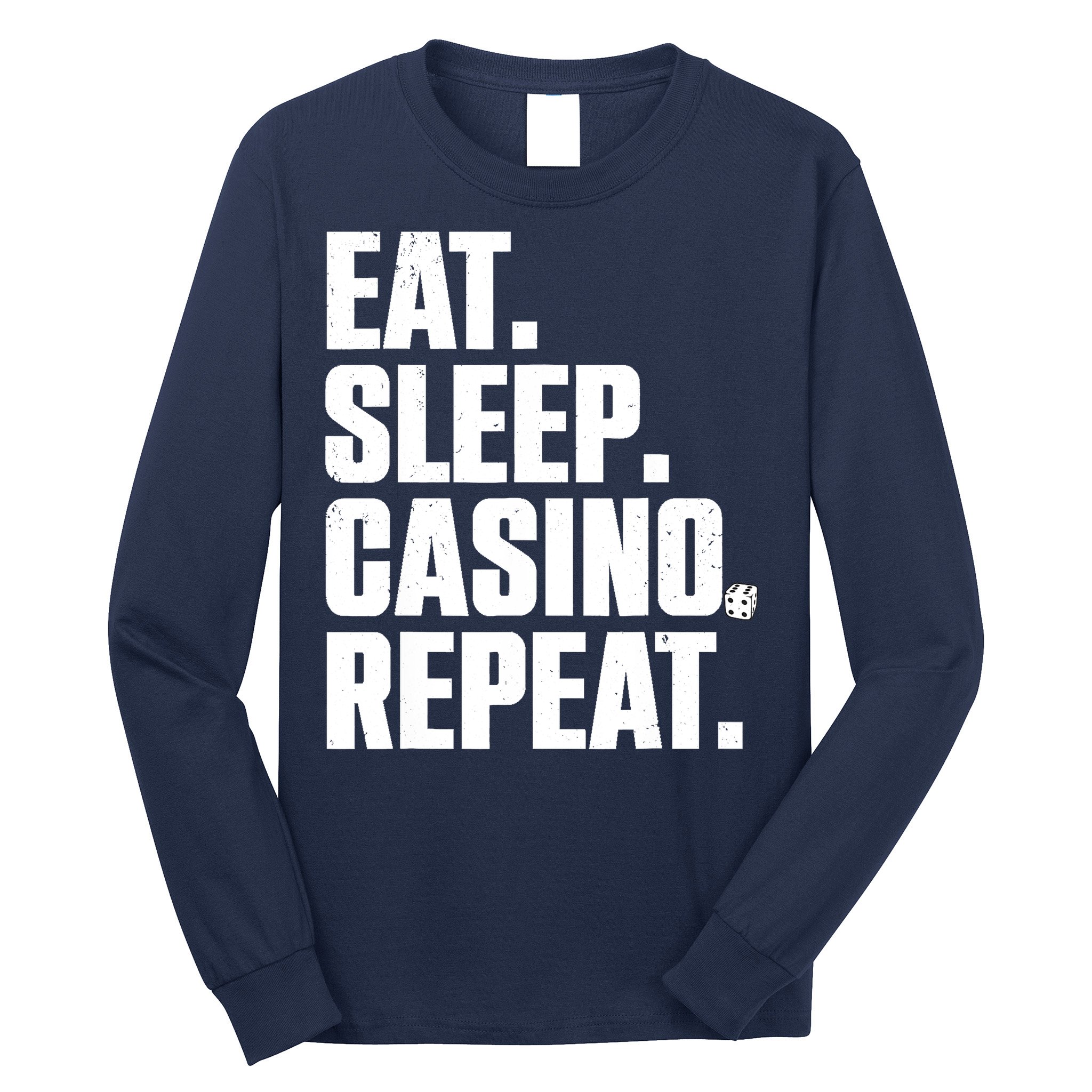 Funny Casino Lover Design For  Wo Casino Gambler Poker Long Sleeve Shirt